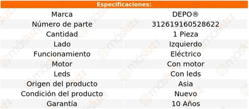 Faro Izq Elctrico C/motor C/leds Renault Koleos 17/19 Depo Foto 4