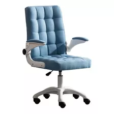 Silla De Oficina Crusec 10184 De Tela Altura Con Ajustable Y Ruedas