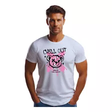 Camisa Estampa Urso De Pelúcia Malvado Desenho Animado M06