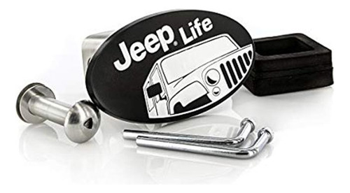 Cubierta Para Enganche De Jeep - Jeep Life - Emblema De Foto 2