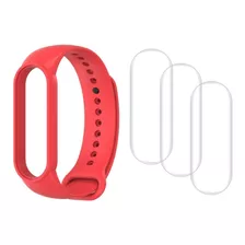 Correa Para Xiaomi Mi Band 6 + 3 Láminas Protectoras