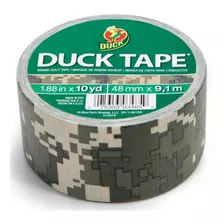 Cinta Adhesiva Duck Tape 48mm X 9.1 M Estampado Camuflado