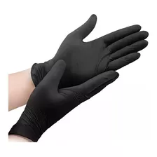 Guantes De Nitrilo Caja 100u. Negros