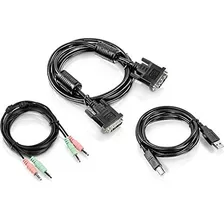 Trendnet 6 Ft. Dvi I Usb And Audio Kvm Cable Kit Tk Cd06