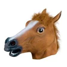 Máscara De Cavalo Realista Em Látex | Tamanho Único 44x27cm