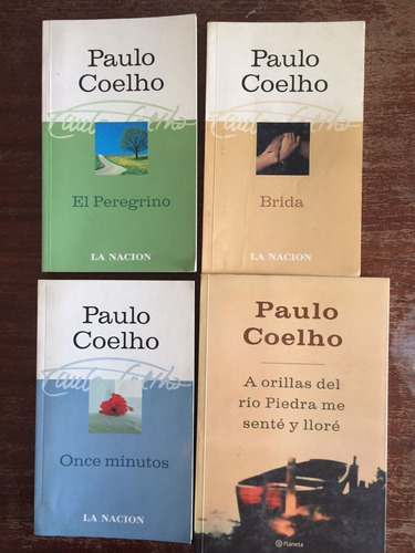 Lote 4 Libros Paulo Coelho- El Peregrino-brida- Once Minutos