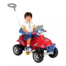 Carrinho De Passeio Infantil Empurrador Pedal Som E Luz