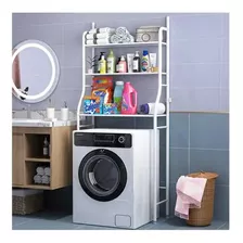 Organizador De Baño Metálico Lavadora Rack De 3 Niveles