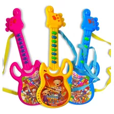 Mini Guitarra Musical Brinquedo Infantil Guitarrinha C/ Som Cor Rosa