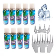 Kit Lâmina 9 Dentes Reta Tosa Tosquiadeira Ovelha + 9 Spray