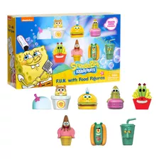 Spongebob Squarepants Juego De Figuras Divertidas Con Alimen