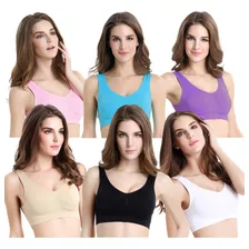 6 Paquete De Brasier Push Up Color Sujetador Sin Varillas