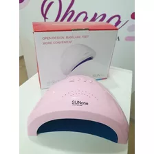 Cabina Uñas Uv / Gel Sunone Rosa 48 Wtts En Caja 