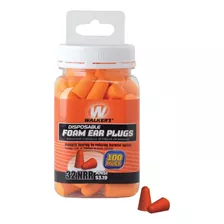 Walker's Foam Ear Plug Jar (100 Unidades), Naranja