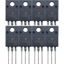 K10a60d - 10a60d - K10a60 Transistor Mosfet ( Kit - 8 Peças)