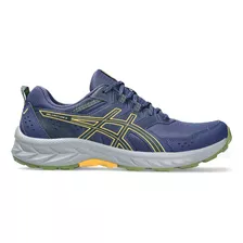 Tênis Asics Gel-venture 9 Color Azul-aço/verde/amarelo - Adulto 41 Br