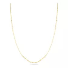 Corrente Masculina 60cm Piastrini 1,9mm Banhada A Ouro 18k