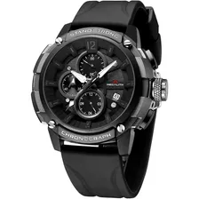 Reloj Para Hombre 50 Mm Caucho Cronógrafo Impermeable ...