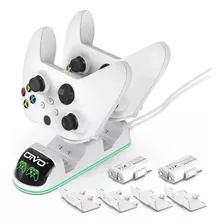 Carregador Duplo+2 Bateria Para Controle Xbox Series One S X