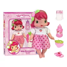 Boneca Baby Moranguinho - Faz Xixi Com Acessórios - Mimo