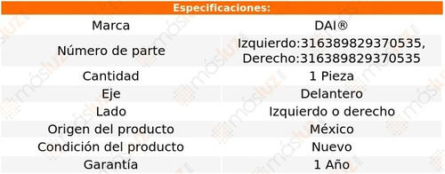 (1) Base Amortiguador Del Izq O Der Lincoln Mark Viii 93 Dai Foto 2