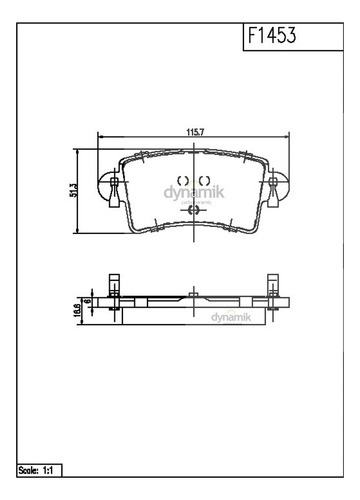 Balatas Semimetalicas Traseras Movano L4 2.2l 01 Dynamik Foto 2