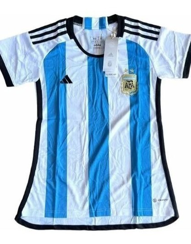 Camiseta Selección Argentina Qatar 2022 Dama / Mujer Orig
