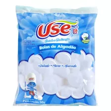 40 Bolas Algodão Puro Branco 20g Pele De Bebê Unhas Multiuso