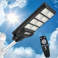 Lampara Poste Solar Alumbrado Publico 200w 600 Leds