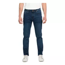 Jean Azul Recto Moderno Elastizado Moda Hombre Mistral 50142