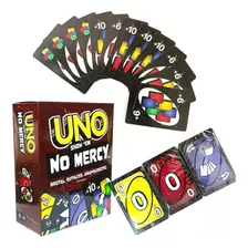 Uno No Mercy Jogo De Cartas Para Crianças E Adultos Original