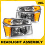 Xl For 99-06 Gmc Sierra Yukon Headlights Bumper Assembly Ttq