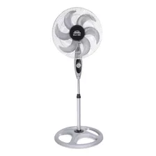 Ventilador De Pie Home Elements Hemfp18p, Estructura Gris, 6 Aspas Grises De Plástico, Diámetro 18 , Balineras, Frecuencia 60hz