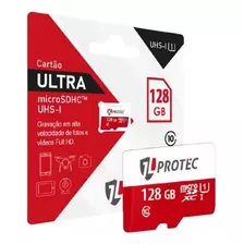 Cartão De Memória Jl Protec Micro Sd 128gb 90mb/s