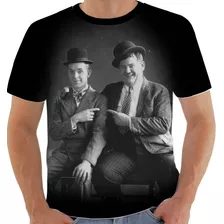 Camiseta Camisa Lc 3190 Laurel Hardy Gordo E Magro Comedia