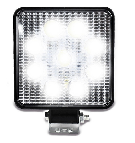 Par Faros 9 Hiper Led Auxiliar Estrobo 27w Universal 4x4 Foto 3