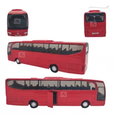 Miniatura Onibus Viagem Coach Ferro Fricção Coleção 18cm