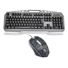 Teclado Y Mouse Bosston Gamer Rainbow 8350