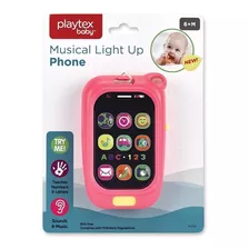 Telefono Celular Musical Con Luces Rosa Playtex