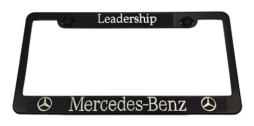 Porta Placas Mercedes Benz Reflejante Cubre Pijas Kit  Foto 2