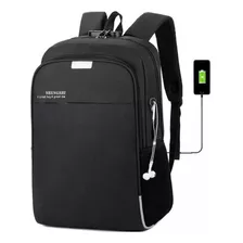 Mochila Notebook Anti Furto Impermeável Com Saída Aux Usb