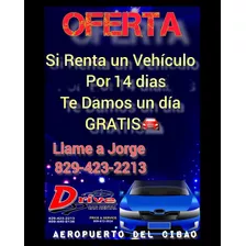 Rent A Car, Drive, Renta, Toyota Rav4 En Santiago, R.d.