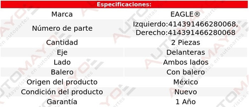 2-bases Para Amortiguador Del Protege5 2.0l 4 Cil 01-03 Foto 2