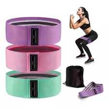 Kit 3 Hip Band Faixas Elásticas P/ Treino Pernas Glúteos Fit