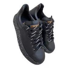 Zapatillas Tipo Mcqueen Strong Punte Black 