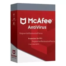 Mcafee Antivirus 1 Año Dispositivo Registrable A Tu Email/