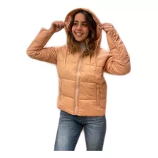 Campera Zurich Puffer Impermeable Nylon Mujer Importada