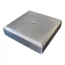 Pastilha Quadrada De Alumínio 100x100mm Para Aderímetro