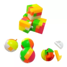 24 Rompecabezas Esfera Cubo Didáctico Juguete Piñata Bolo 