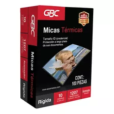 Mica Térmica Gbc 1207 Para Enmicar 9x13.5 Cm 10mil. 100pzs